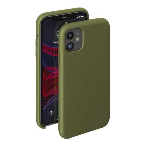 Чехол Deppa Liquid Silicone Case для Apple iPhone 11 Olive в Аврора