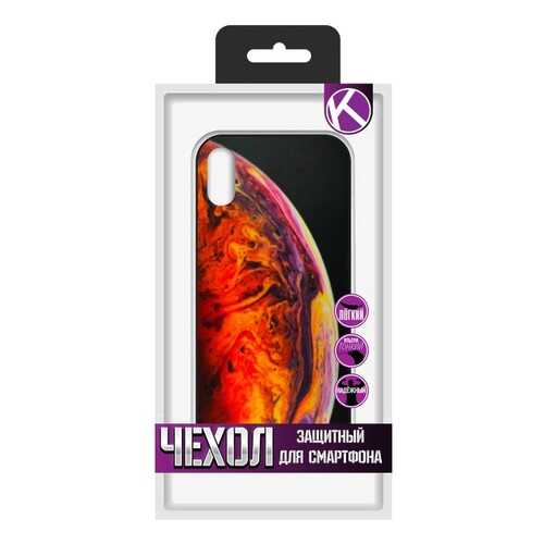 Чехол Krutoff Screen Glass для iPhone XS Max (15473) в Аврора