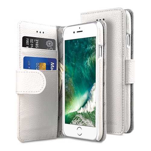 Чехол Melkco для iPhone 7/8 - Wallet Book Type - White в Аврора