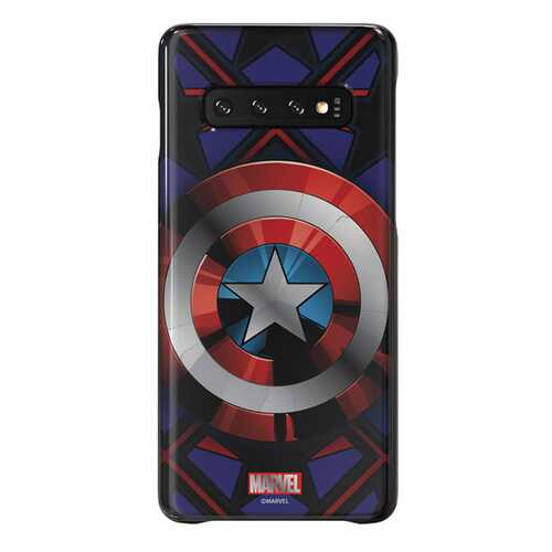 Чехол Samsung для S10 Captain America Blue/Red/White в Аврора