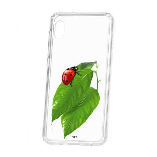 Чехол Samsung Galaxy A10 2019 Kruche Print Ladybug в Аврора