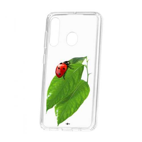 Чехол Samsung Galaxy A60 2019 Kruche Print Ladybug в Аврора