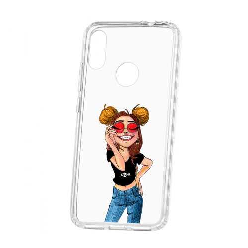 Чехол Xiaomi Redmi Note 7 Kruche Print Smiling в Аврора