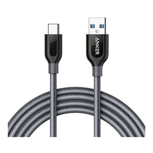 Кабель Anker Powerline Type-C 0,9м Grey (A8168HA1) в Аврора