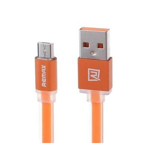 Кабель REMAX Colourful microUSB 1м Orange в Аврора