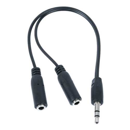 Разветвитель для наушников OLTO AC-150 black 3,5 mm stereo audio - 2x 3,5 mm stereo audio в Аврора