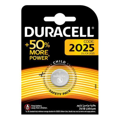 Батарейка Duracell 2025 1 шт в Аврора