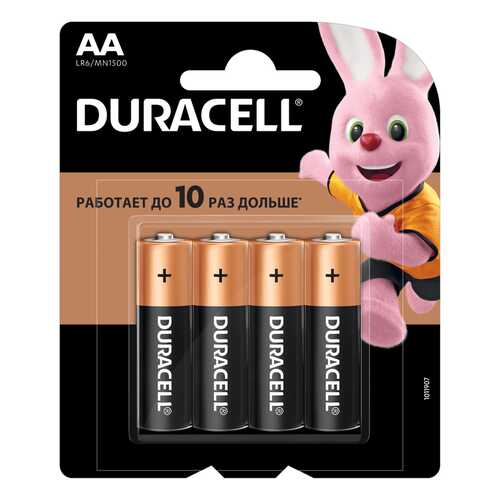 Батарейка Duracell LR6 АА 4 шт в Аврора