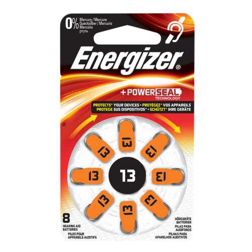 Батарейка Energizer Hearing Zinc Air 13 DP-8 8 шт в Аврора