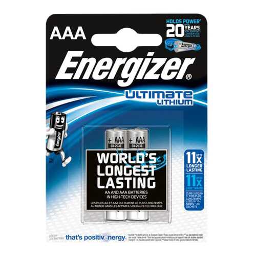 Батарейка Energizer Ultimate lithium AAA FSB2 2 шт в Аврора