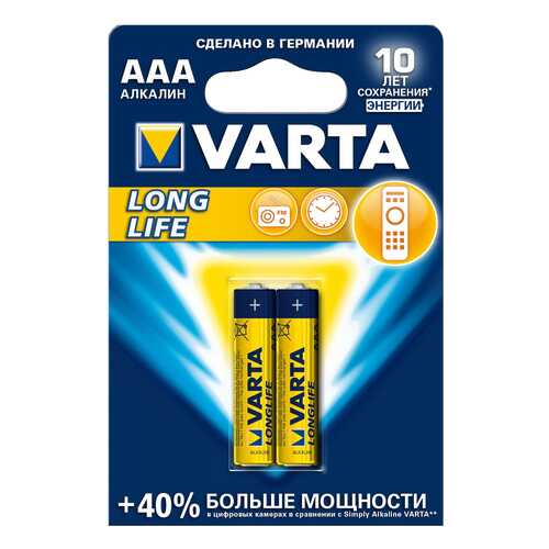 Батарейка VARTA LONGLIFE 4106 2 шт в Аврора