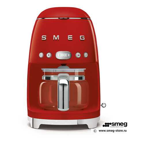 Кофеварка капельного типа Smeg DCF02RDEU Red в Аврора