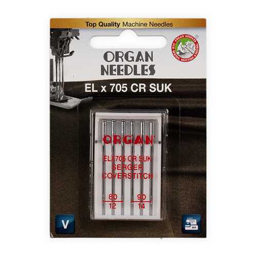 Иглы Organ ELx705 CR SUK 6/80-90 Blister в Аврора