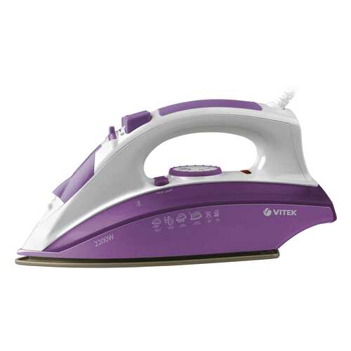 Утюг VITEK VT-1209 White/Purple в Аврора