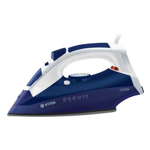 Утюг VITEK VT-1245P + Gift White/Blue/Purple в Аврора