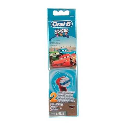 Насадка для зубной щетки Braun Oral-B EB10K Stages Kids Cars 2 шт в Аврора