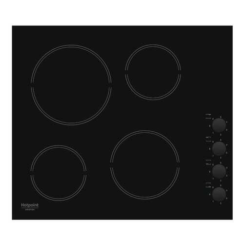 Встраиваемая варочная панель электрическая Hotpoint-Ariston HR 629 C Black в Аврора