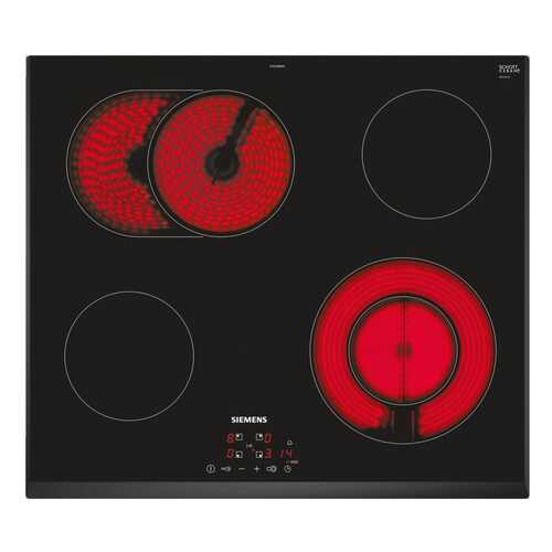 Встраиваемая варочная панель электрическая Siemens ET651BNB1E Black в Аврора