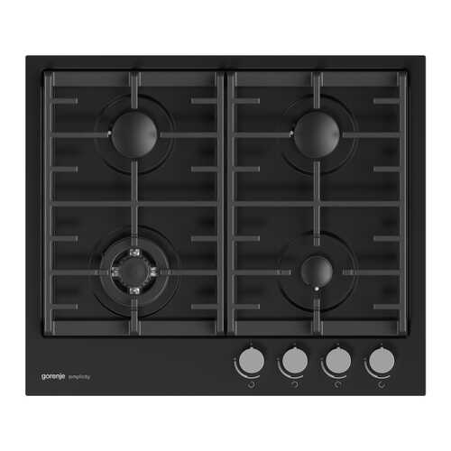 Встраиваемая варочная панель газовая Gorenje G6SY2B Black в Аврора