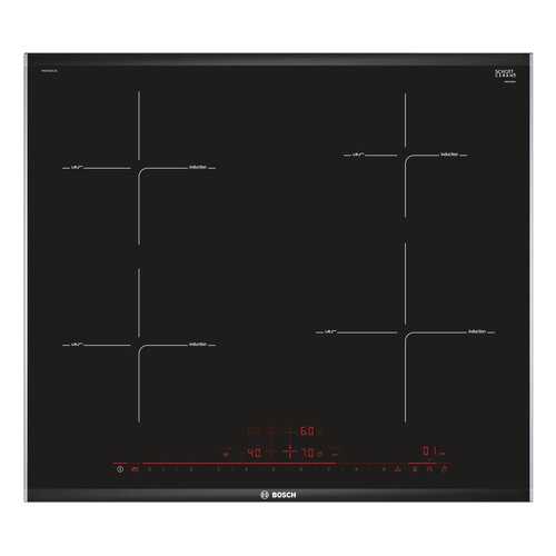 Встраиваемая варочная панель индукционная Bosch PIE675DC1E Black в Аврора