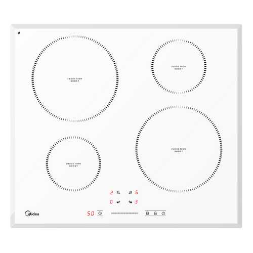 Встраиваемая варочная панель индукционная Midea MIH 64721FW White в Аврора